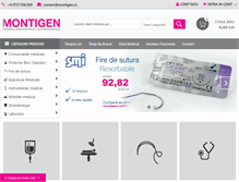 Tablet Screenshot of montigen.ro
